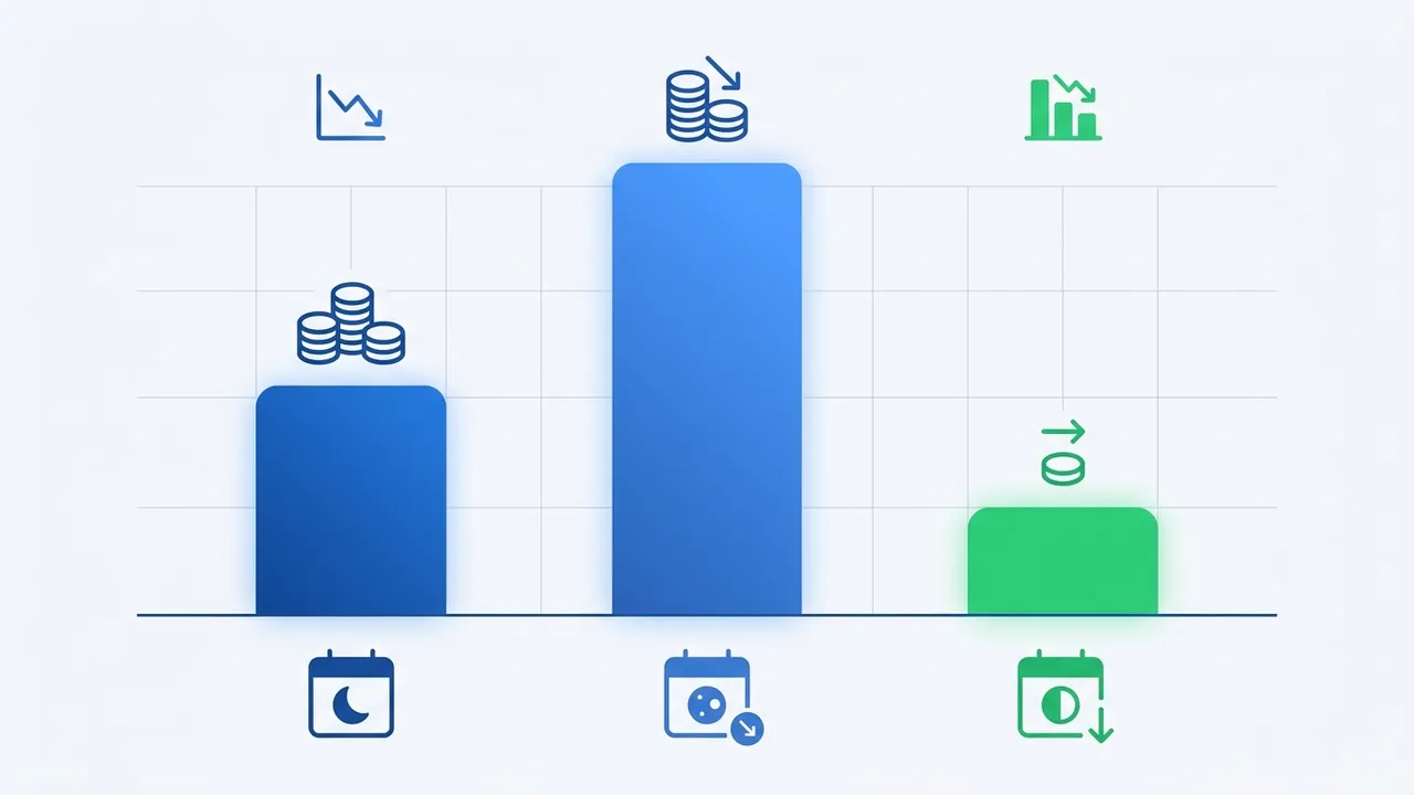 Сравнение ежемесячных потерь на комиссии при 25%, 35% и 4%